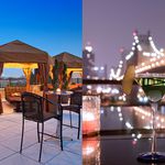 All the high rise construction in Long Island City now has at least one benefit: a new rooftop bar with a spectacular view of the Manhattan skyline. The Ravel Hotel Rooftop Bar & Lounge, which opened Monday, boasts 6,000 square feet of drinking space, with a garden terrace, a 40-feet-long bar, DJ, and summertime events like a professional guest cigar roller every Tuesday night, and salsa/samba on Wednesdays. For $25, the hotel will arrange shuttle service from anywhere in Manhattan to Long Island City. Open Monday and Tuesday from 5:00 p.m. to 12:00 a.m., Wednesday through Friday from 5:00 p.m. to 2:00 a.m., Saturday from noon to 2:00 am., Sunday from 10:00 a.m. (brunch service) to 2:00 a.m. // 8-08 Queens Plaza South, Long Island City